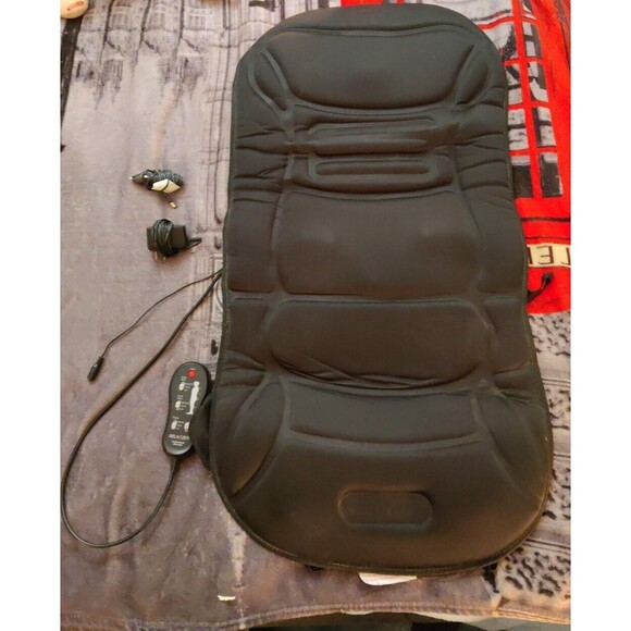 Relaxzen 60-2926XP Massage Seat Cushion, Black - Picture 1 of 2